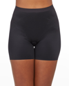 Spanx Thinstincts 2.0 Mid-thigh Girlshorts In Very Black