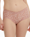 HANKY PANKY CROSS-DYED LEOPARD LACE BOYSHORTS