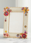 Jay Strongwater Ainsley Flower Bouquet 5'' X 7'' Frame