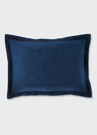 Ralph Lauren Barrett Standard Sham In Blue