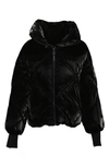 Noize Paris Water Resistant Hooded Puffer Jacket In Black