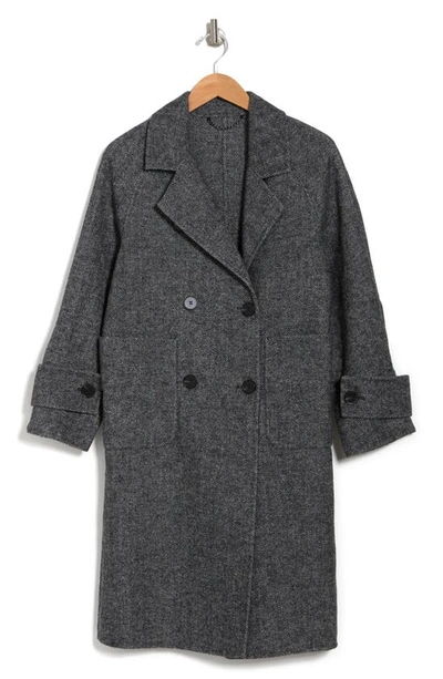 Belle & Bloom Rumor Has It Wool Blend Coat In Grey