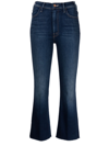 MOTHER HIGH-WAISTED FLARED CROP JEANS