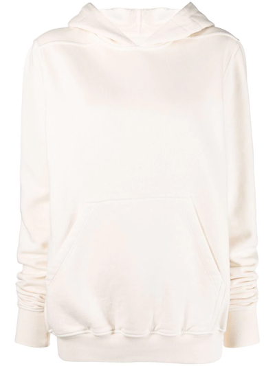 Rick Owens Drkshdw Drawstring Detail Hoodie In Nude