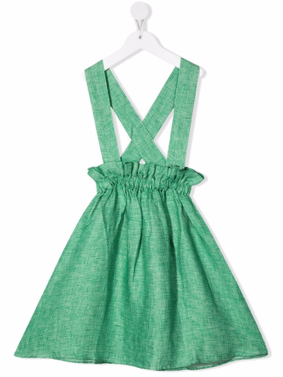 Wolf & Rita Kids' Celiana Linen Skirt In Green