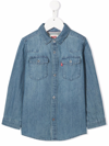 Levi's Patch-pocket Denim Shirt In Blue