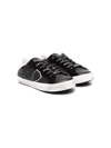 PHILIPPE MODEL LOGO-PATCH LOW TOP SNEAKERS