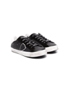 Philippe Model Logo-patch Low Top Sneakers In Black