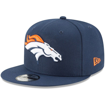 New Era Navy Denver Broncos Basic 9fifty Adjustable Snapback Hat
