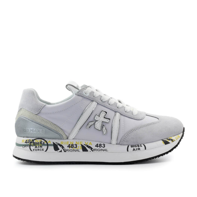 Premiata Sneakers Mased Tessuto In Lilla