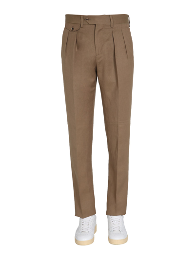 Lardini Regular Fit Trousers In Beige