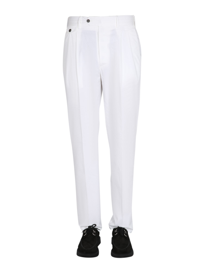 Lardini Poplin Trousers In White