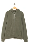 Bella Plus Canvas Solid Knit Hoodie In Military Green
