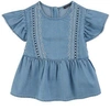 IKKS IKKS BLUE BLOUSE,XU12162