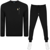 Luke 1977 Paris And Rome Tracksuit Black In Black