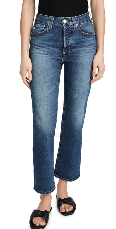 Ag Kinsley Cropped Comfort Stretch Boyfriend Jeans In Viewpoint