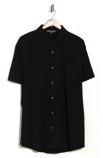Slate And Stone Solid Short Sleeve Shirt In Black