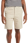 Union Denim Flex Knit Twill Chino Shorts In Sand