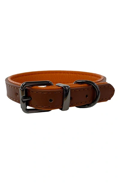 Dogs Of Glamour Atelier Luxury Brown Collar