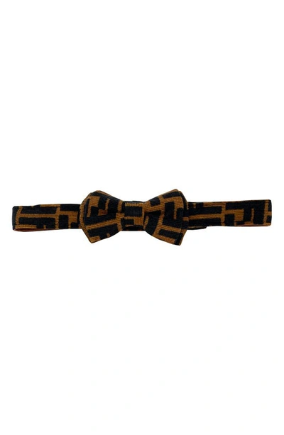 Dogs Of Glamour Fitzgerald Brown Bow Tie