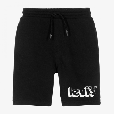 Levi's Babies' Boys Black Cotton Jersey Shorts