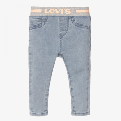 Levi's Babies' Girls Denim Skinny Pull-on Jeans