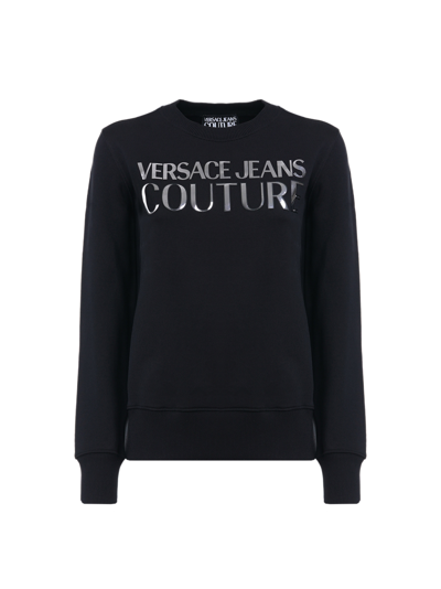 Versace Jeans Couture Lamina Logo Print Sweatshirt In 899+900
