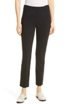 Misook Plus Size Straight-leg Knit Pull-on Pants In Black