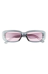Bp. Rectangular Sunglasses In Grey- Pink