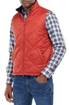 Barbour Finn Quilted Vest In Terracotta