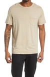 Rails Johnny Cotton Blend Pocket T-shirt In Desert Sand