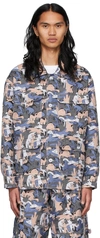 Charles Jeffrey Loverboy Camo-print Workwear Shorts In Homo Camo Jacquard