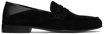 Manolo Blahnik Black Plymouth Loafers In 0002 Blck(0015)