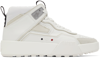 MONCLER WHITE PROMYX SPACE HIGH SNEAKERS