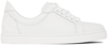 CHRISTIAN LOUBOUTIN WHITE ELO LOUBI FLAT SNEAKERS