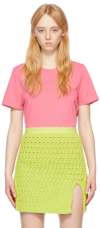 Bottega Veneta Sunset Cotton-jersey T-shirt In Pink