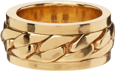 Emanuele Bicocchi Gold Chain Ring