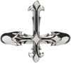 EMANUELE BICOCCHI SILVER FLEURY CROSS RING