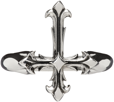 Emanuele Bicocchi Silver Fleury Cross Ring