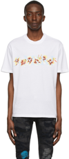 Amiri Hibiscus Logo Cotton Jersey T-shirt In White