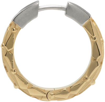 Maison Margiela Gold & Silver Hoop Earring