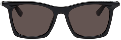 Balenciaga Bb0099s Black Unisex Sunglasses In Black-black-grey