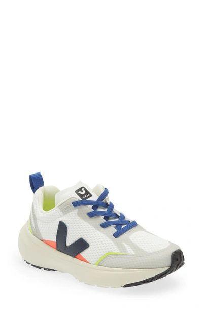 Veja Kids' Small Canary Sneaker In White