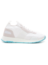 Hugo Boss Boss Low Sneaker  In Canvas And Suede White Polyamide Man In White
