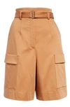 Agnona Cargo Bermuda Shorts In Lion