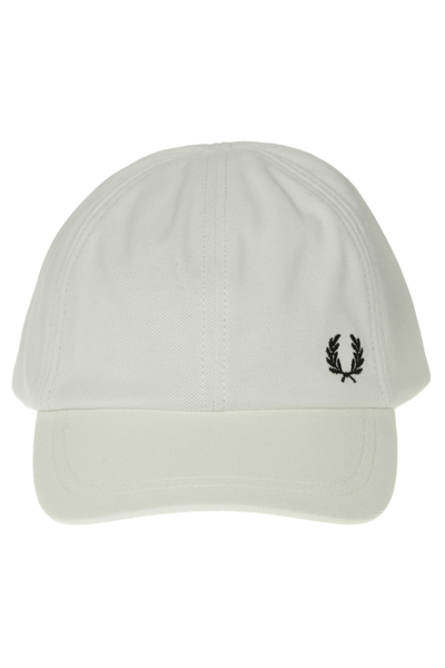 Fred Perry Fp Pique Classic Cap In Steel Marl
