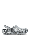 Crocs Classic Tie Dye Clogs From Finish Line In Light Gray Multi