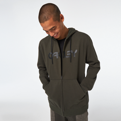 Oakley Teddy Full Zip Hoddie In Black