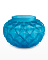 Lalique Languedoc Pale Blue Vase