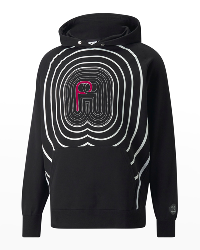 Puma Pronounce Hoodie Sweatshirt In Black